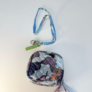 NWT Vera Bradley Bundle | Butterfly Garden Pill Case & Indio Lanyard Set